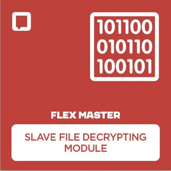 SLAVE file decrypting module for a MASTER account