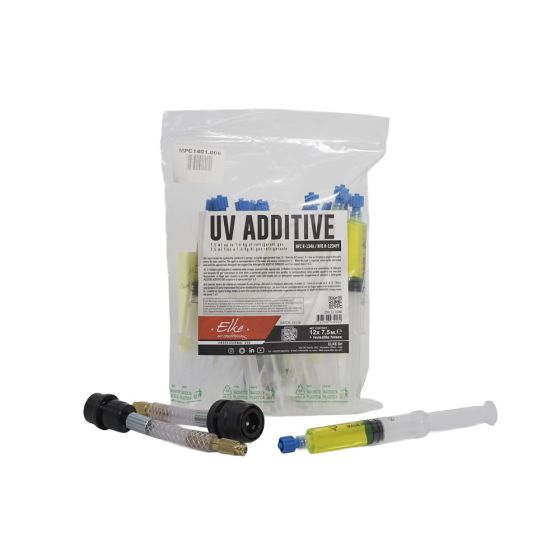UV Additive for A/C Systems – 12 x 7.5 ml with Reusable Hoses