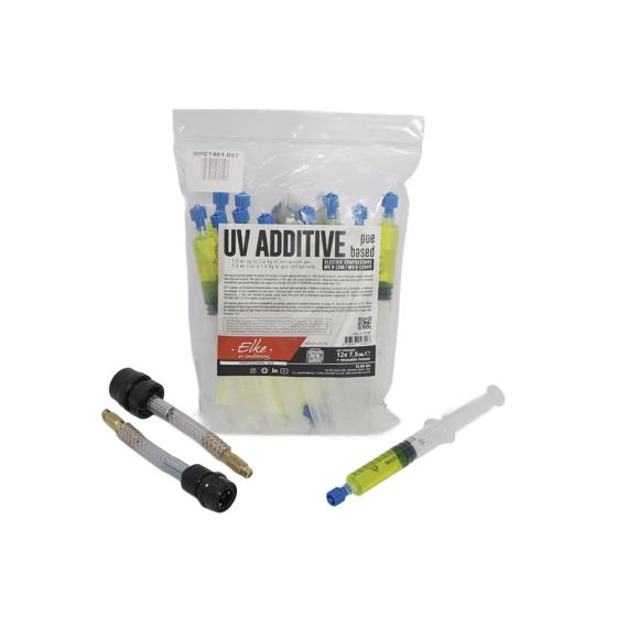 Pack of 12 Syringes UV Hybrid + Hoses R134/YF Air condition
