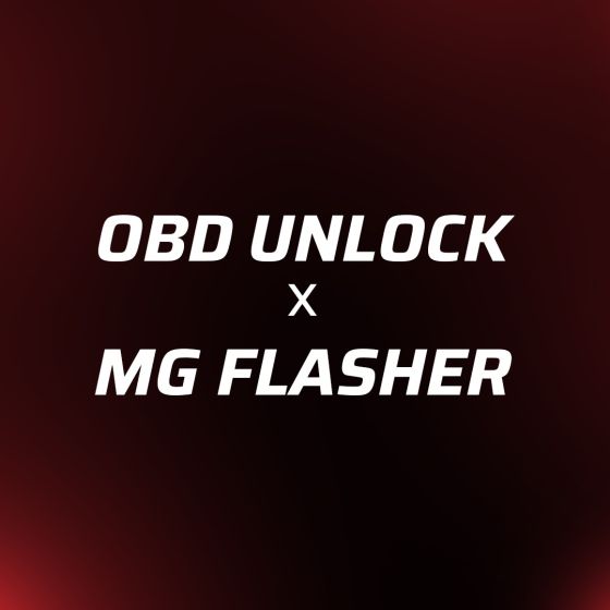 OBD Unlock x MG Flasher License