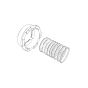 5-Hole Flange – PCD 130–150 mm for Dynomag Hub