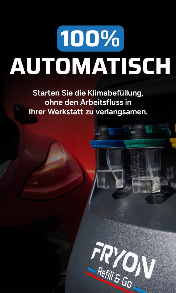 Fryon Prima &ndash; Automatische A/C-Klimaservice-Station f&uuml;r Fahrzeuge